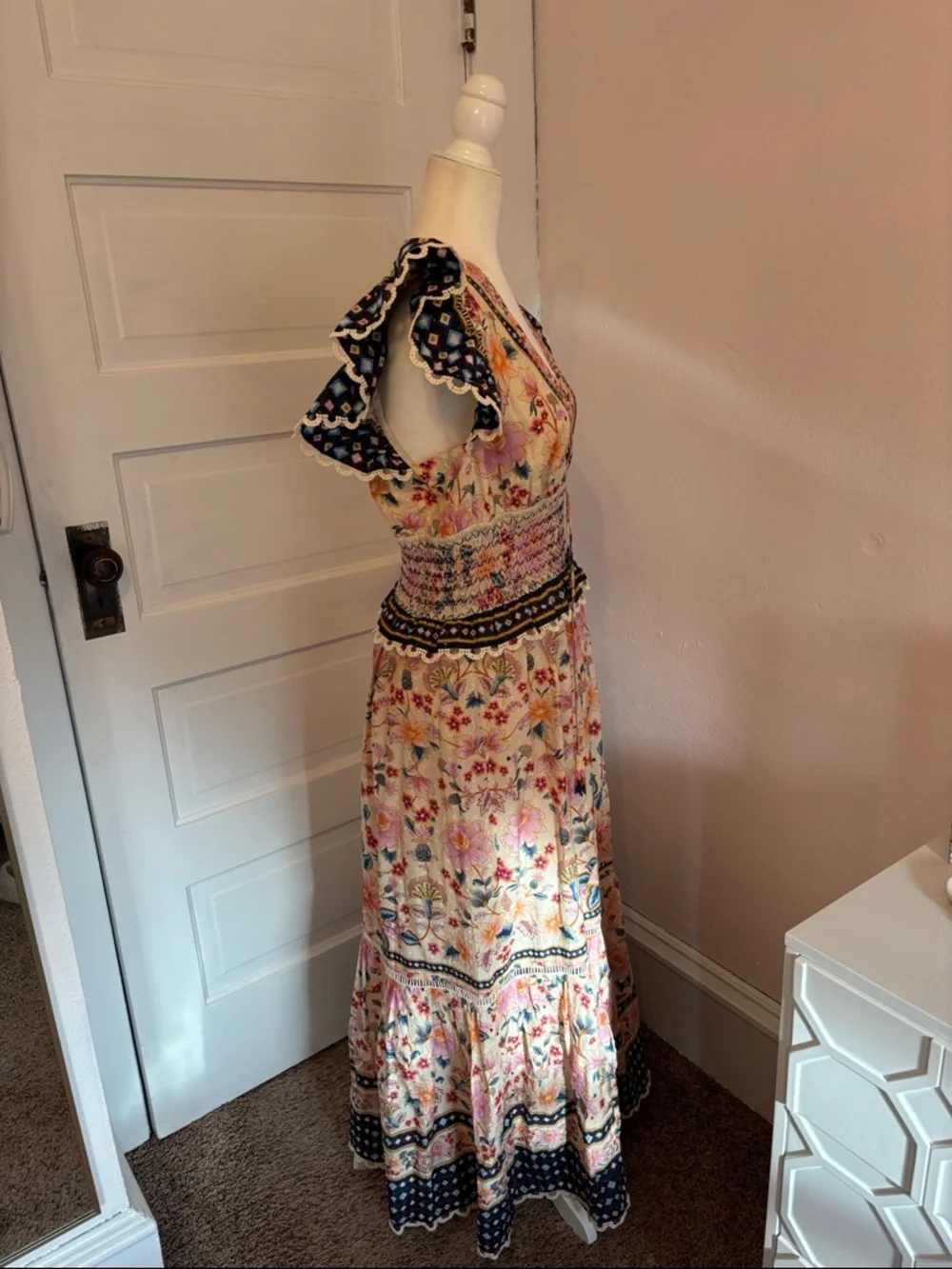 NWT FARM Rio Superbloom Tapestry Maxi Dress - Picture 10 of 12